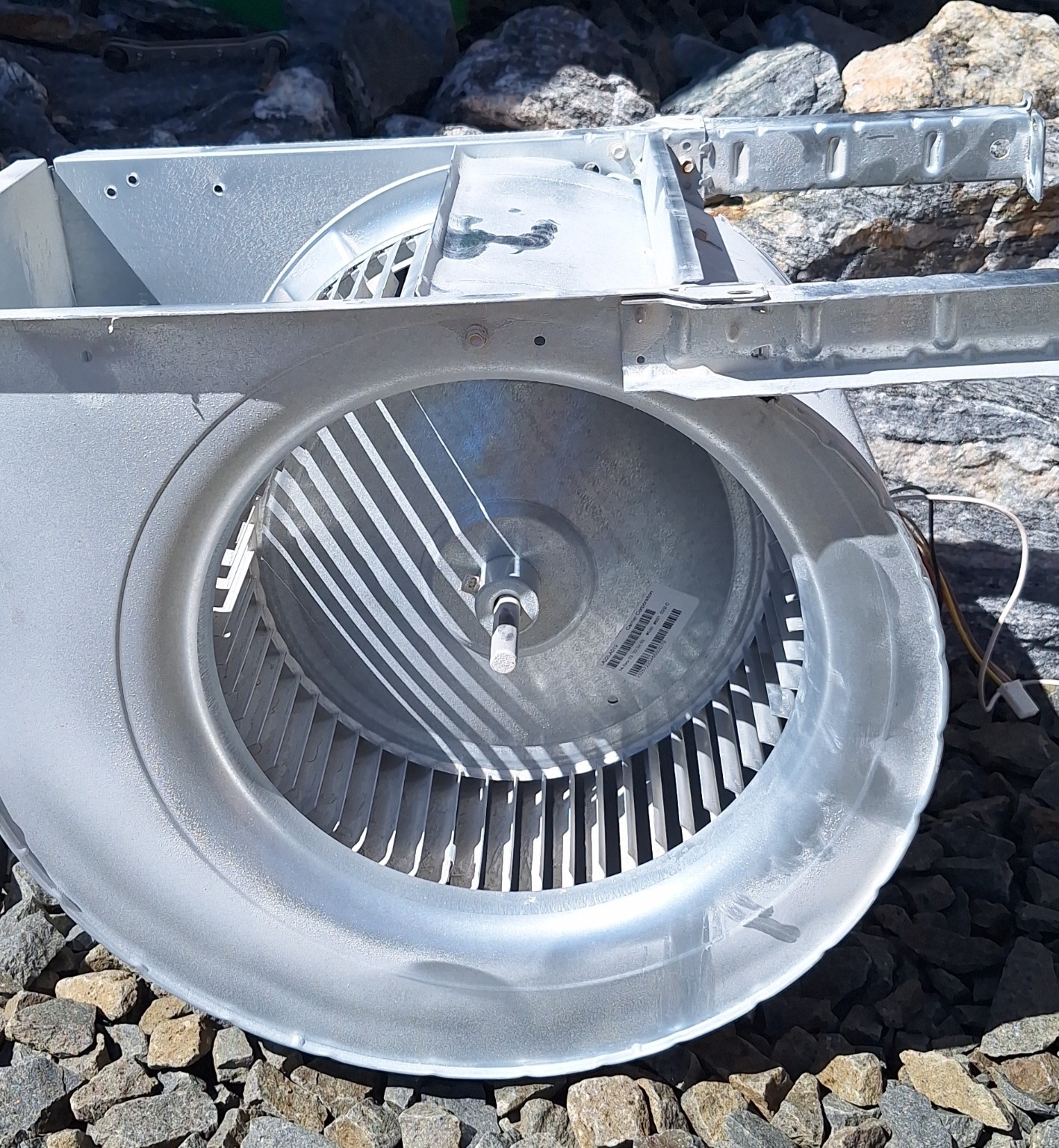 Blower after cleaning
